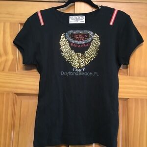 V Twin Motorcycle Daytona Beach Tee NWT